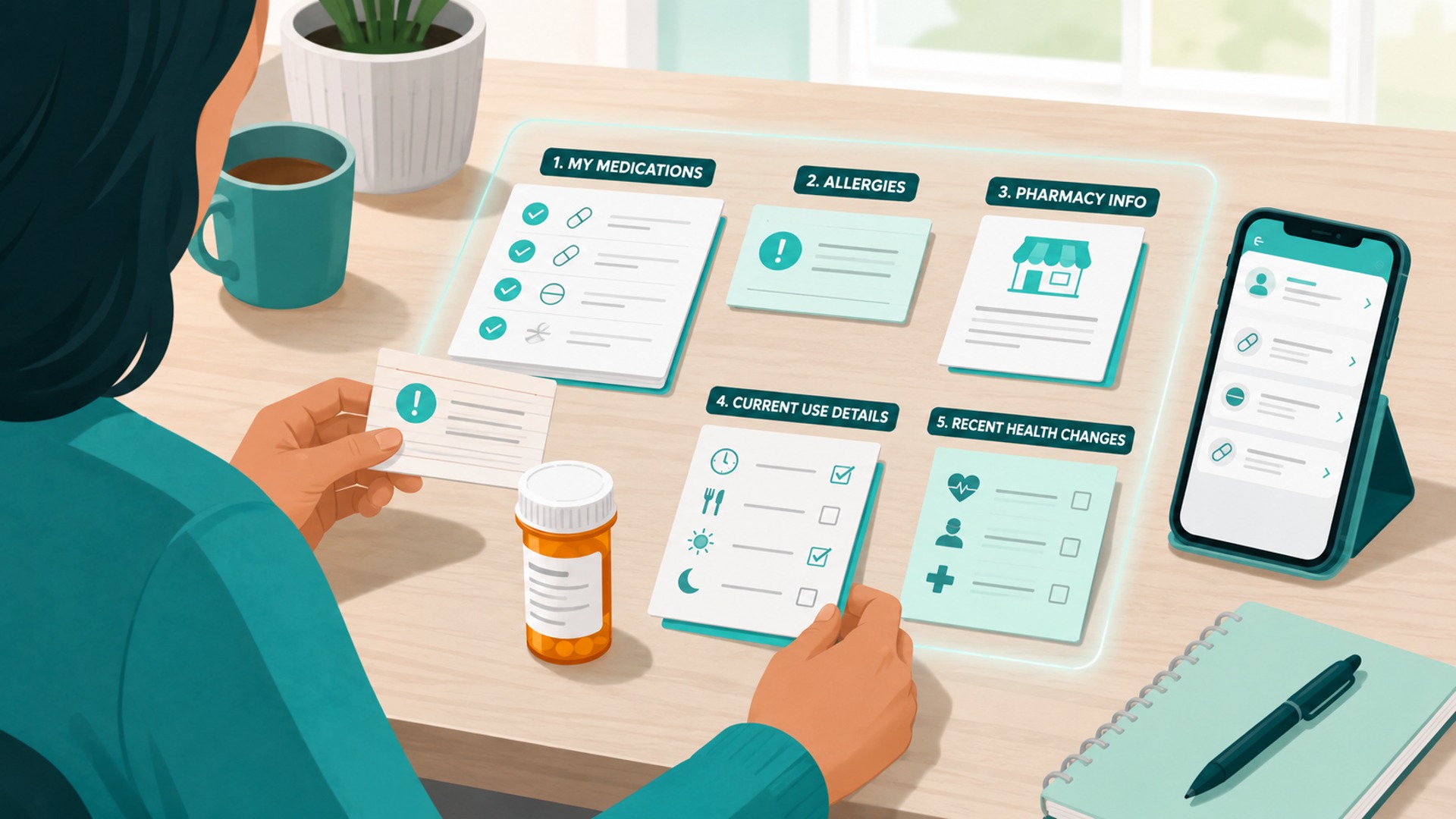 What Health Information May Be Needed Before an Online Prescription Refill Is Reviewed